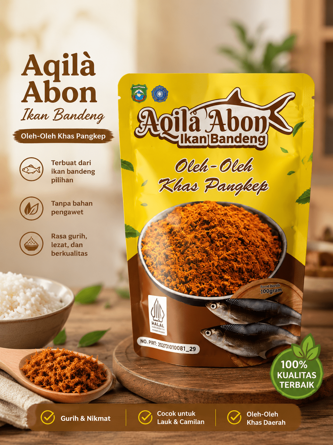 Abon Ikan Bandeng Khas Labakkang